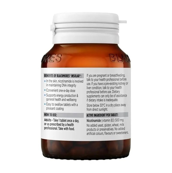 Viên uống đẹp da Blackmores Insolar của Úc