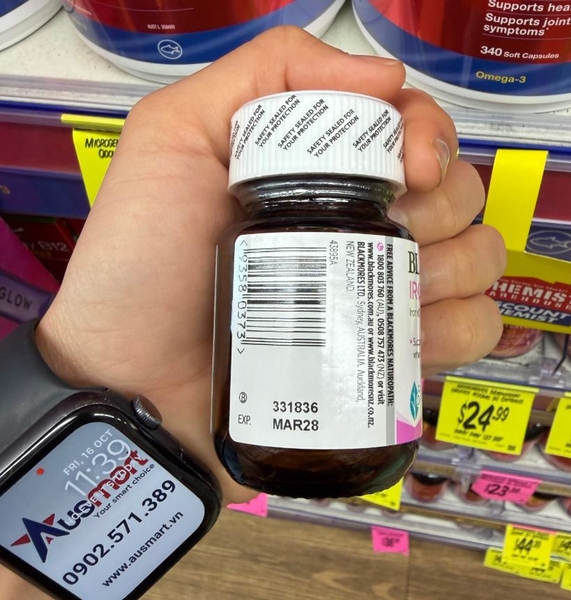 Viên sắt Blackmores Iron Glycinate