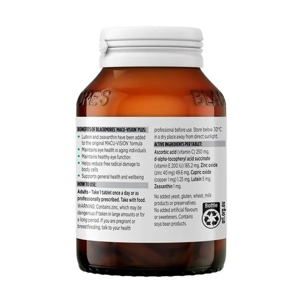 Viên uống bổ mắt Macu Vision Plus Blackmores