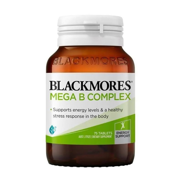 Viên uống Vitamin B tổng hợp Blackmores Mega B Complex