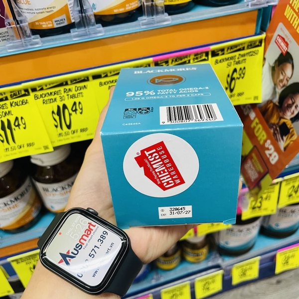 Viên uống omega 3 Blackmores Omega Platinum mini 50 viên