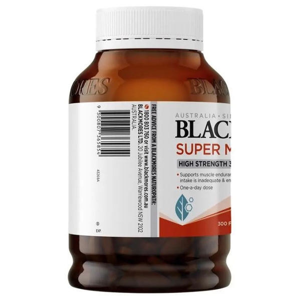 Viên uống bổ sung Magie Blackmores Super Magnesium+