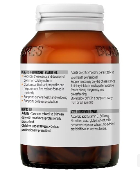 Vitamin C Úc Blackmores 500mg 120 viên