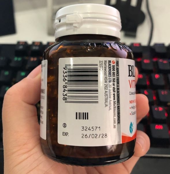 Viên uống bổ sung Vitamin D3 1000IU Blackmores