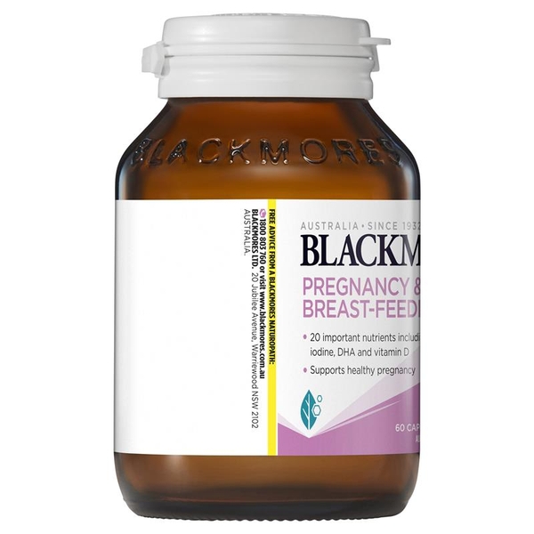 Blackmores Bầu Pregnancy & Breast Feeding Gold của Úc
