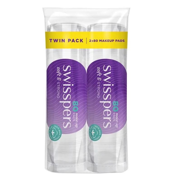 Bông tẩy trang Swisspers Cotton Pads Make Up