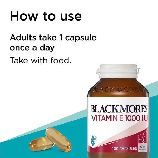 Vitamin E Blackmores Natural 1000IU của Úc