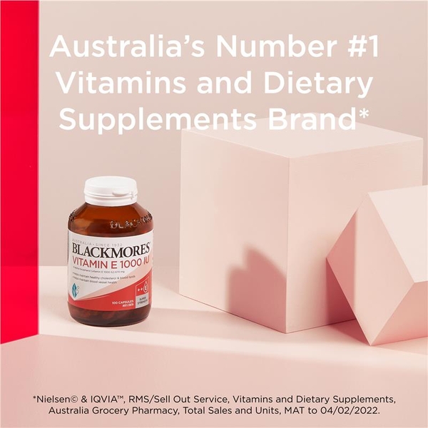Vitamin E Blackmores Natural 1000IU của Úc