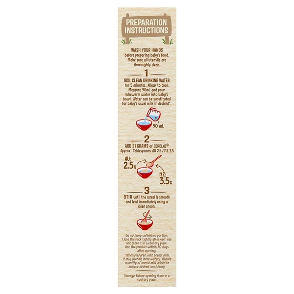 Bột ăn dặm Cerelac Nestlé cho bé Multigrain Pear Baby Cereal 200g