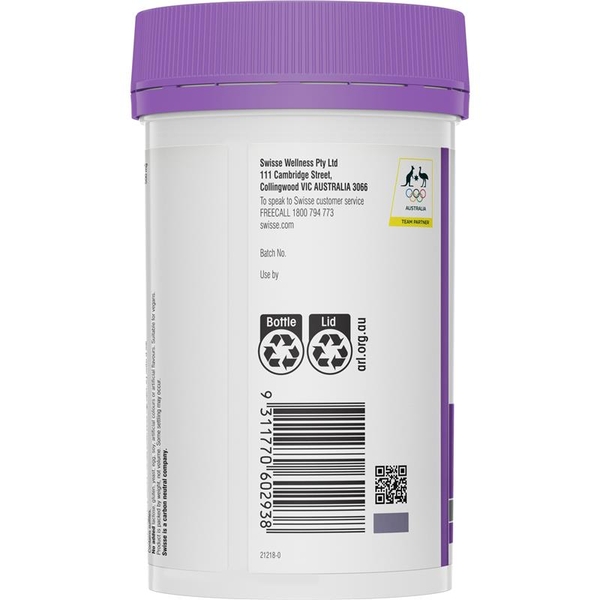 Bột hỗ trợ giấc ngủ Swisse Magnesium + Sleep Lemon & Honey 180g