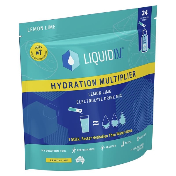 Bột uống bù điện giải vị chanh Liquid IV Hydration Lemon Lime