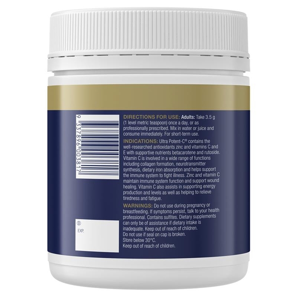 Bột uống tăng cường đề kháng Bioceuticals Ultra Potent C