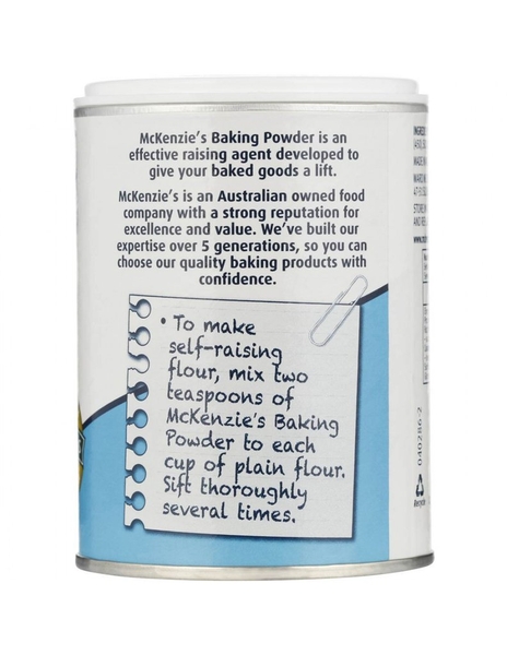 Bột nở đa dụng McKenzie's Baking Powder Gluten Free của Úc