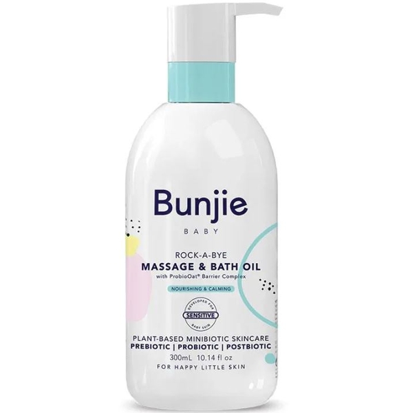 Dầu tắm massage cho bé Bunjie Baby Massage & Bath Oil