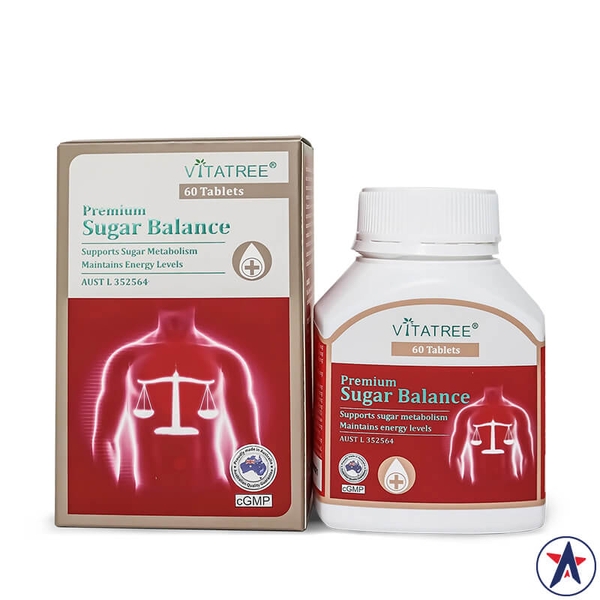 Cân bằng đường huyết Vitatree Premium Sugar Balance 60 viên [Pre-order]