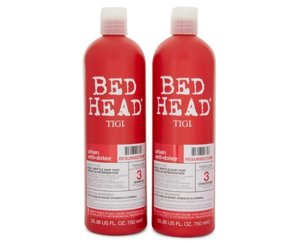 Cặp dầu gội xả TIGI Bed Head Duo Shampoo & Conditioner Resurrection 2x750ml