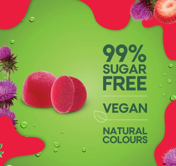 Kẹo dẻo Caruso's Gummies Milk Thistle 60 viên