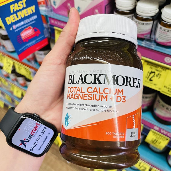 Viên uống Blackmores Total Calcium & Magnesium + D3