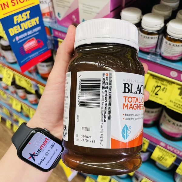 Viên uống Blackmores Total Calcium & Magnesium + D3