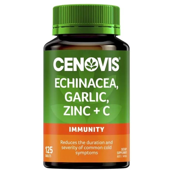 Viên uống Cenovis Echinacea Garlic Zinc + C tăng đề kháng