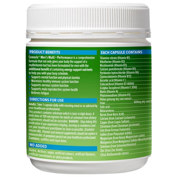 Vitamin tổng hợp Cenovis Once Daily Men's Multi + Performance