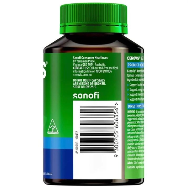 Vitamin tổng hợp cho nam Cenovis Men’s Multi Once Daily
