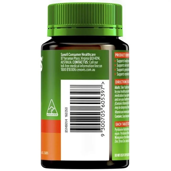 Viên uống bổ sung kẽm Cenovis Zinc Plus