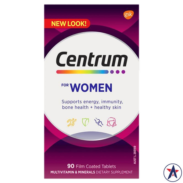 Centrum Multivitamin For Women cho nữ dưới 50 tuổi