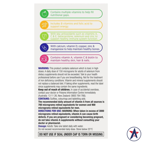 Centrum Multivitamin For Women cho nữ dưới 50 tuổi