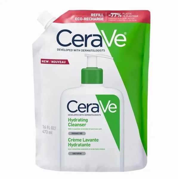 Sữa rửa mặt CeraVe Hydrating Cleanser cho da khô & da thường