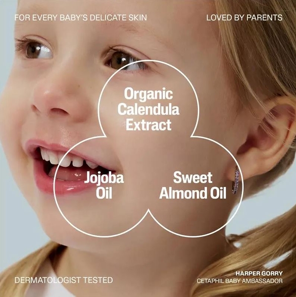 Dầu dưỡng ẩm Cetaphil Baby Moisturising Baby Oil With Organic Calendula