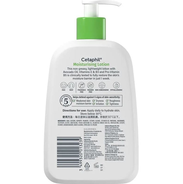 Sữa dưỡng ẩm Cetaphil Moisturising Lotion