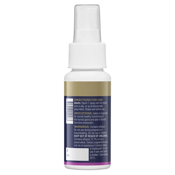 Chai xịt miệng hỗ trợ tuyến giáp BioCeuticals Iodine Forte Spray 50ml