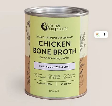 Nước hầm xương gà hữu cơ Nutra Organics Chicken Bone Broth