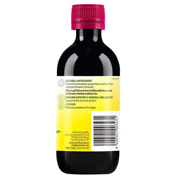 Siro lá Ô Liu tăng đề kháng Comvita Children's Olive Leaf Extract 200ml