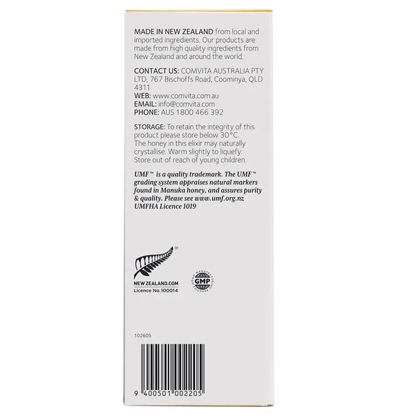 Siro Keo ong tăng đề kháng Comvita Propolis Herbal Elixir 200ml