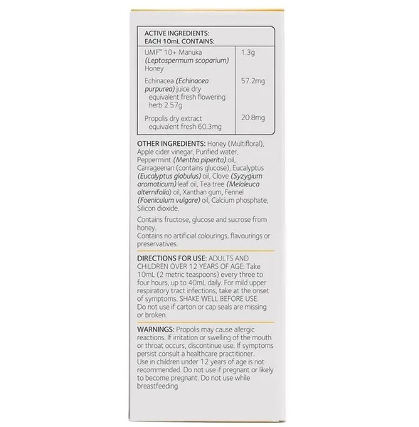 Siro Keo ong tăng đề kháng Comvita Propolis Herbal Elixir 200ml