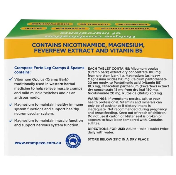 Viên uống giảm chuột rút Crampeze Forte