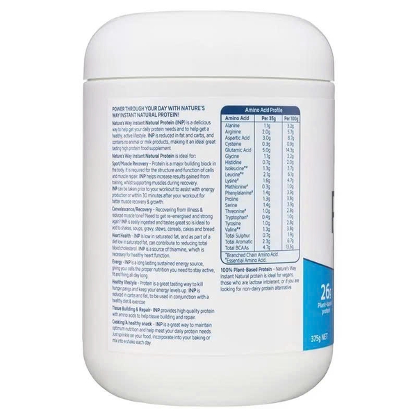 Đạm thực vật Nature's Way Instant Natural Protein Vanilla