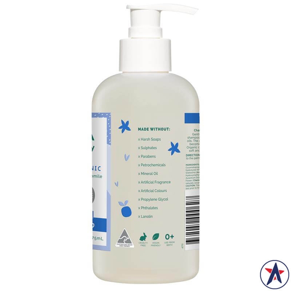 Dầu gội cho bé Gaia Natural Organic Baby Shampoo 375ml