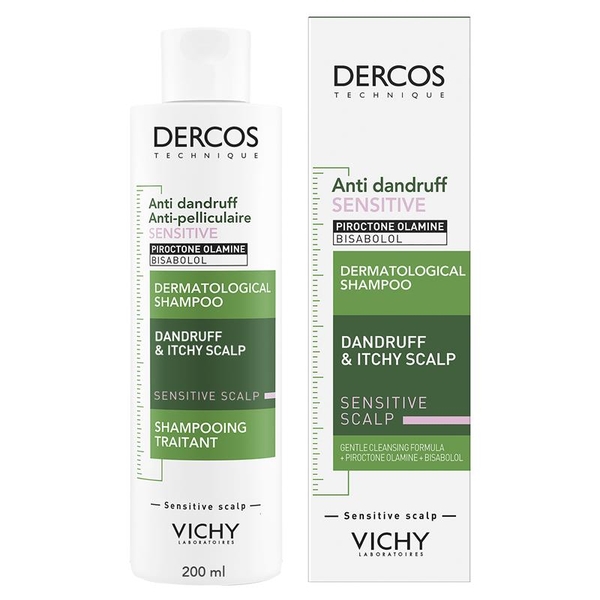 Dầu gội trị gàu Dercos Anti-Dandruff Shampoo for Sensitive Scalp 200ml