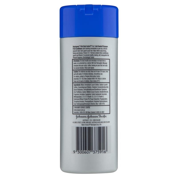 Dầu gội xả trị gàu Neutrogena T/Gel Daily Control của Úc 200 ml