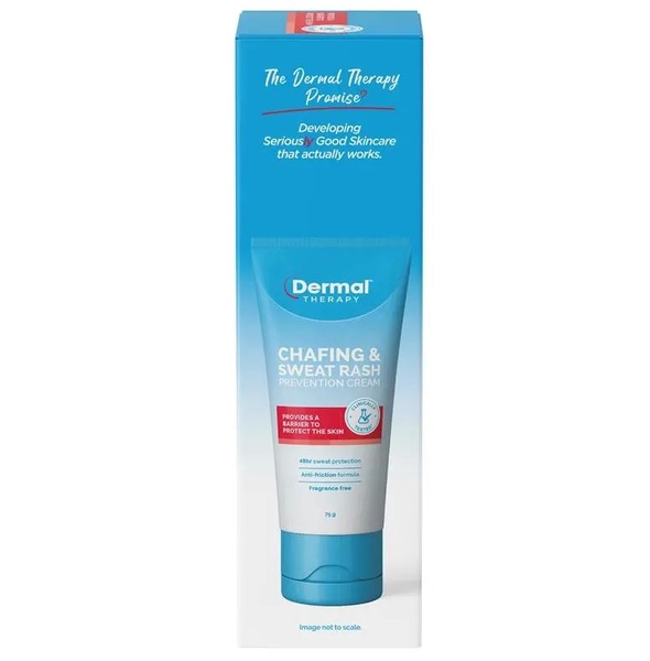 Kem ngừa hăm da & rôm sảy Dermal Therapy Chafing & Sweat Rash Cream 75g