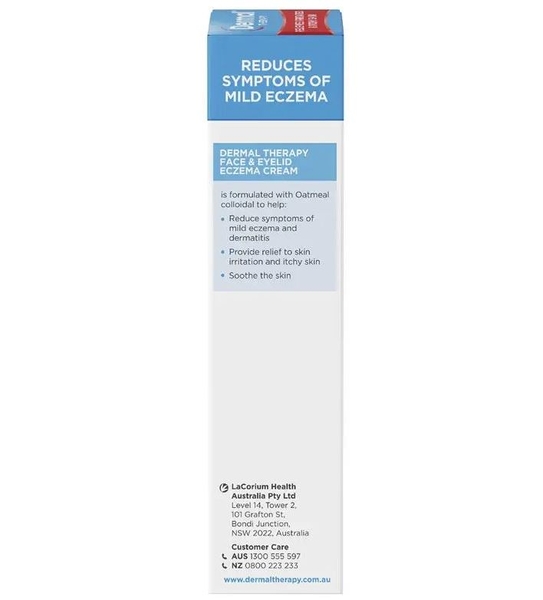 Kem giảm chàm da mặt & mí mắt Dermal Therapy Face & Eyelid Eczema Cream 40g