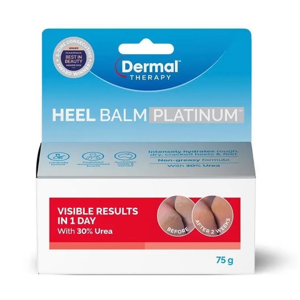 Kem dưỡng ẩm phục hồi gót chân Dermal Therapy Heel Balm Platinum