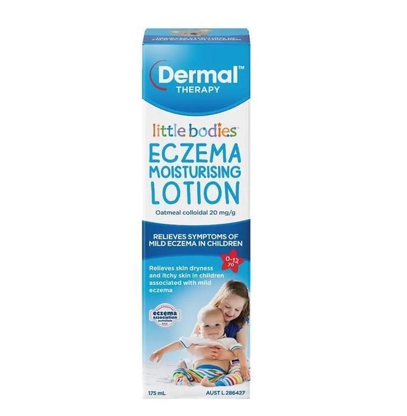 Dưỡng ẩm giảm chàm ngứa cho trẻ Dermal Therapy Little Bodies Eczema Moisturising Lotion 175ml