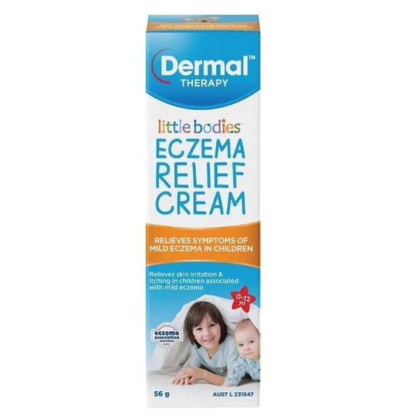 Kem trị chàm sữa và viêm da cho bé Dermal Therapy Little Bodies Eczema Relief Cream 56g