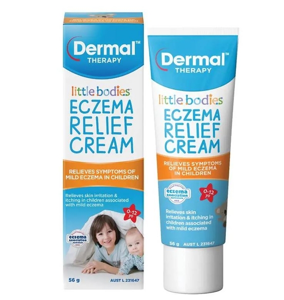 Kem trị chàm sữa và viêm da cho bé Dermal Therapy Little Bodies Eczema Relief Cream 56g