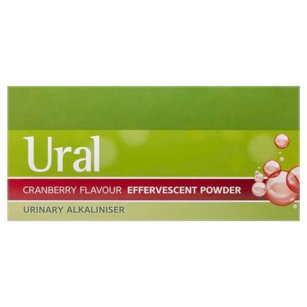 Bột Ural Cranberry Flavour Effervescent hỗ trợ tiết niệu 28 gói