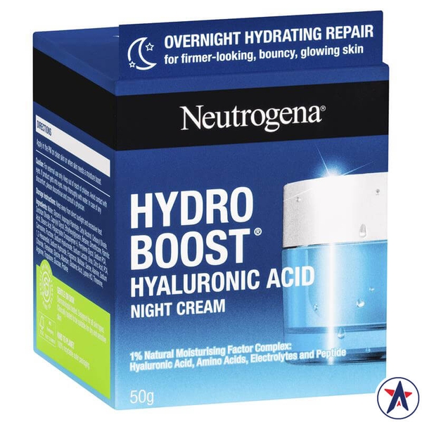 Dưỡng ẩm ban đêm Neutrogena Hydro Boost Hyaluronic Acid Night Cream 50g